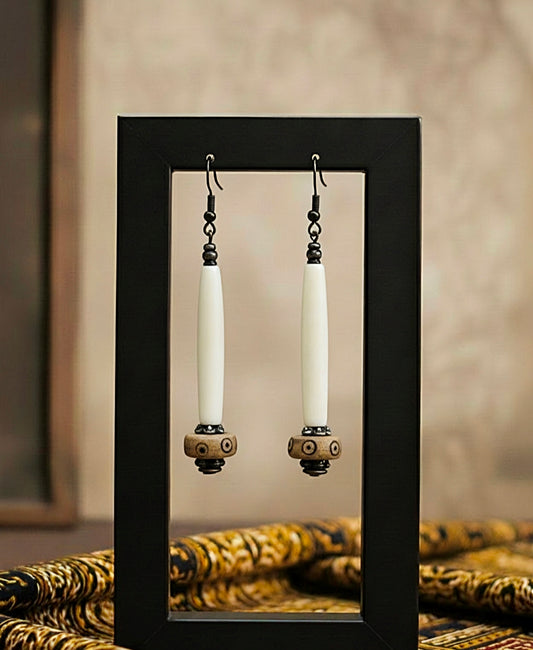 Bone Dangle Earrings
