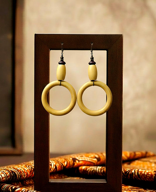 Wood Hoop Tan